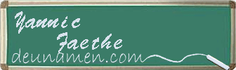 Yannic Faethe Visitenkarte